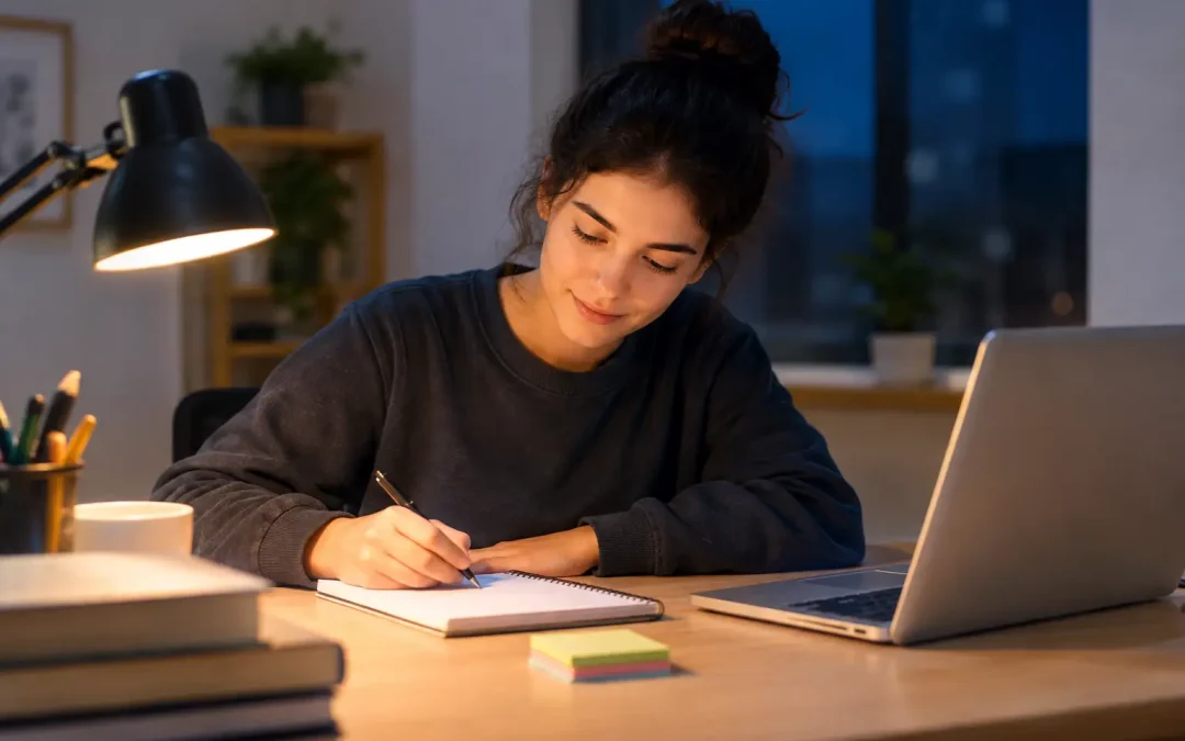 Cómo organizar estudios nocturnos sin agotarte